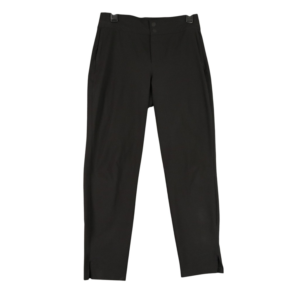 Eddie Bauer Travex Womens 2 Black‎ Stretch Ankle Pants Performance Travel Hiking